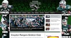Desktop Screenshot of croydonrangers.com.au
